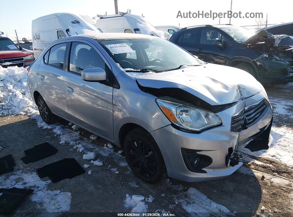 ML32F3FJ7HHF05951 2017 MITSUBISHI MIRAGE G4 Silver Delantero derecho