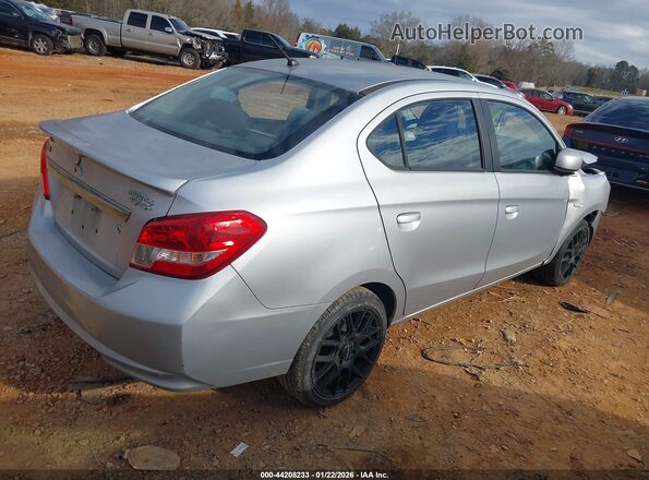 ML32F3FJ7HHF09126 2017 MITSUBISHI MIRAGE G4 Silver Задня права чверть