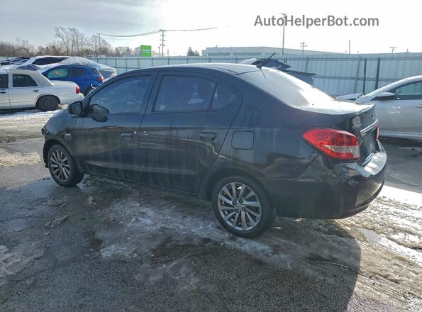 ML32F3FJ7JHF01775 2018 MITSUBISHI MIRAGE Black Trasero izquierdo