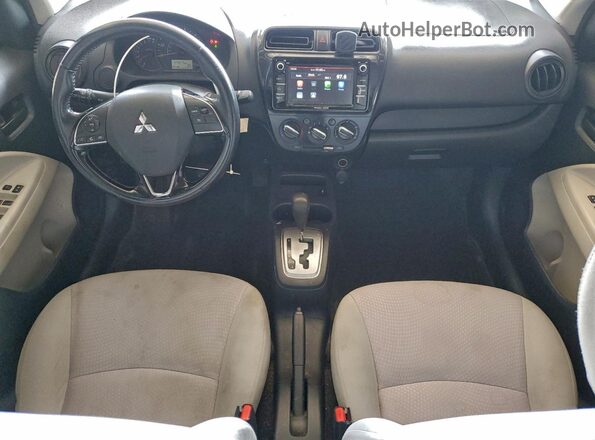 ML32F3FJ7JHF01775 2018 MITSUBISHI MIRAGE Black Vista del salpicadero