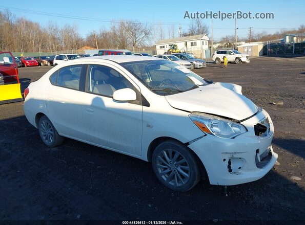ML32F3FJ7JHF10010 2018 MITSUBISHI MIRAGE G4 Белый Передняя правая четверть
