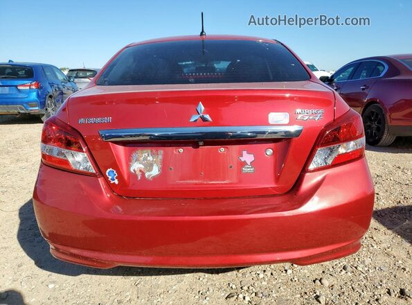 ML32F3FJ7KHF01504 2019 MITSUBISHI MIRAGE Red უკანა ხედი