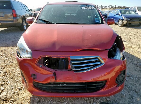 ML32F3FJ7KHF01504 2019 MITSUBISHI MIRAGE Red წინა ხედი