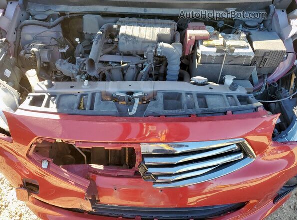 ML32F3FJ7KHF01504 2019 MITSUBISHI MIRAGE Red უკანა სალონის ხედი
