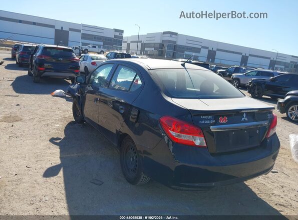 ML32F3FJXHHF06785 2017 MITSUBISHI MIRAGE G4 Черный Задняя левая четверть