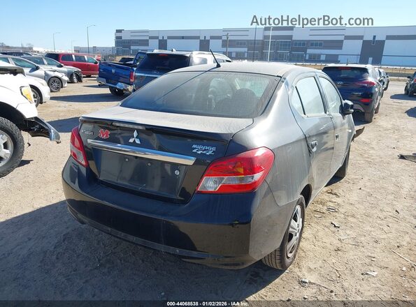 ML32F3FJXHHF06785 2017 MITSUBISHI MIRAGE G4 Черный Задняя правая четверть