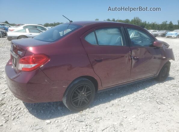 ML32F3FJXKHF13744 2019 MITSUBISHI MIRAGE Бордовый Задняя правая четверть