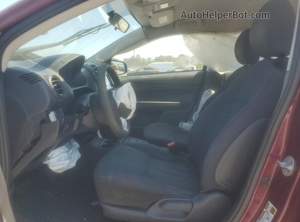 ML32F3FJXKHF13744 2019 MITSUBISHI MIRAGE Бордовый Вид салона спереди