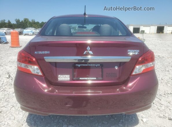 ML32F3FJXKHF13744 2019 MITSUBISHI MIRAGE Бордовый Вид сзади