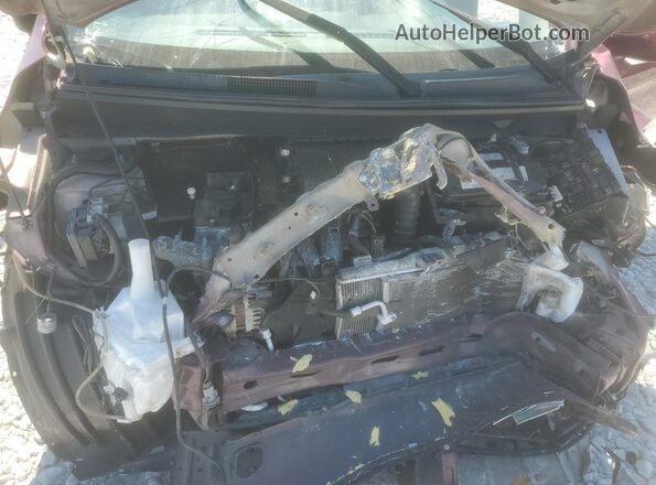 ML32F3FJXKHF13744 2019 MITSUBISHI MIRAGE Бордовый Вид задней части салона