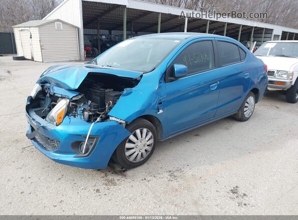 ML32F3FJXLHF03278 2020 MITSUBISHI MIRAGE G4 Синий Передняя левая четверть