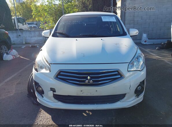 ML32F4FJ7JHF16072 2018 MITSUBISHI MIRAGE G4 White Widok zestawu wskaźników