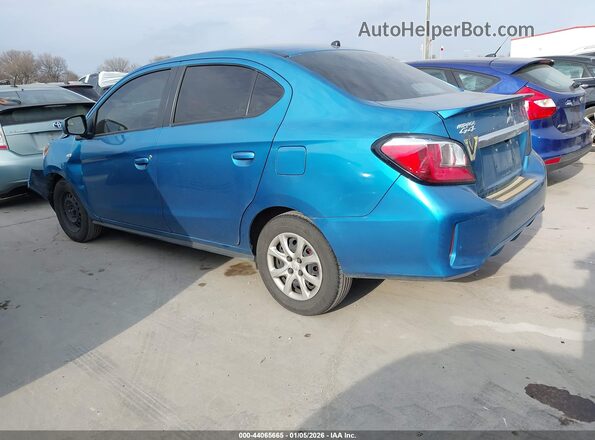 ML32FUFJ0PHF04273 2023 MITSUBISHI MIRAGE G4 Синий Задняя левая четверть