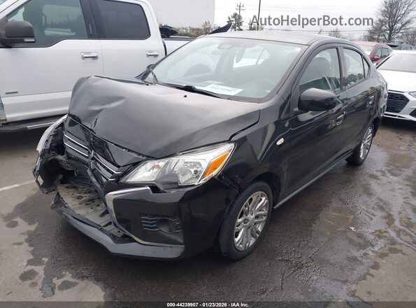 ML32FUFJ2MHF07204 2021 MITSUBISHI MIRAGE G4 Черный Передняя левая четверть