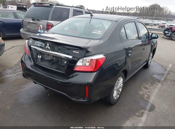 ML32FUFJ2MHF07204 2021 MITSUBISHI MIRAGE G4 Черный Задняя правая четверть