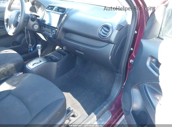 ML32FUFJ3MHF01637 2021 MITSUBISHI MIRAGE G4 Бордовый Вид салона спереди