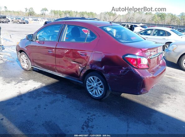 ML32FUFJ3MHF01637 2021 MITSUBISHI MIRAGE G4 Бордовый Задняя левая четверть