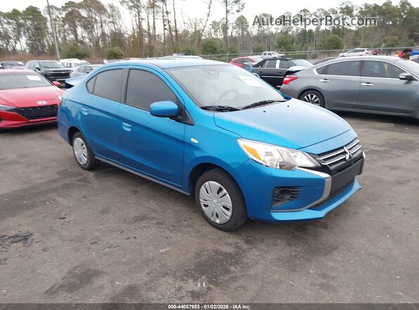 ML32FUFJ3RHF06814 2024 MITSUBISHI MIRAGE G4 Синий Передняя правая четверть
