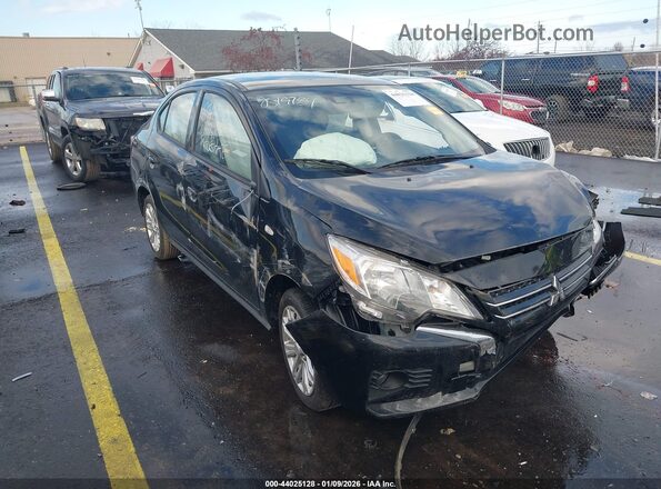ML32FUFJ4RHF17224 2024 MITSUBISHI MIRAGE G4 Черный Передняя правая четверть