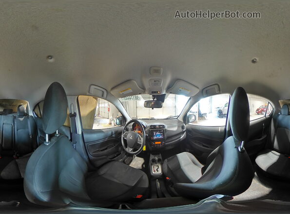 ML32FUFJ5MHF04717 2021 MITSUBISHI MIRAGE Silver VIN კოდის სტიკერის ხედი