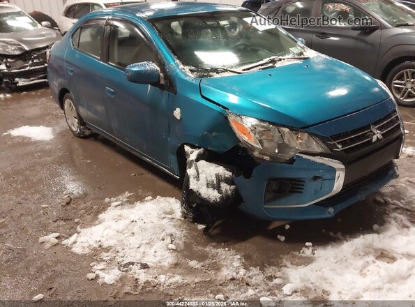 ML32FUFJ5PHF01370 2023 MITSUBISHI MIRAGE G4 Синий Передняя правая четверть