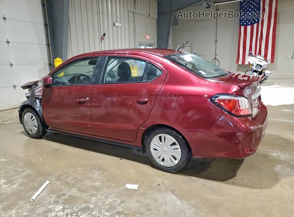 ML32FUFJ8PHF04604 2023 MITSUBISHI MIRAGE Бордовый Задняя левая четверть