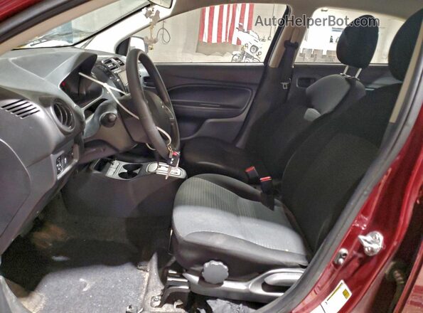 ML32FUFJ8PHF04604 2023 MITSUBISHI MIRAGE Бордовый Вид салона спереди