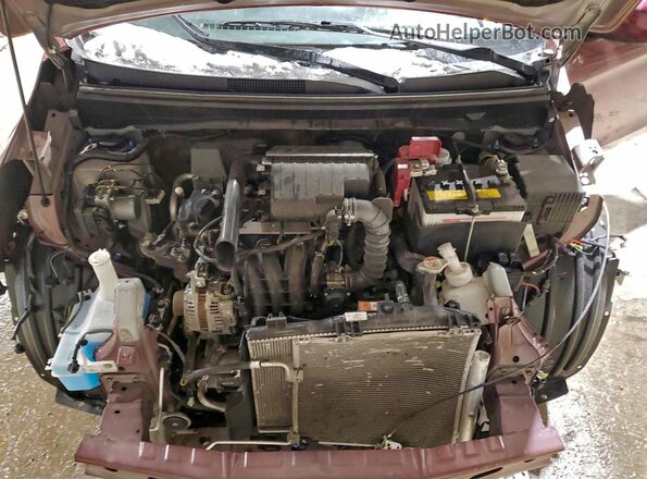 ML32FUFJ8PHF04604 2023 MITSUBISHI MIRAGE Бордовый Вид задней части салона