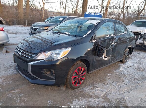 ML32FUFJ8RHF11281 2024 MITSUBISHI MIRAGE G4 Черный Передняя левая четверть