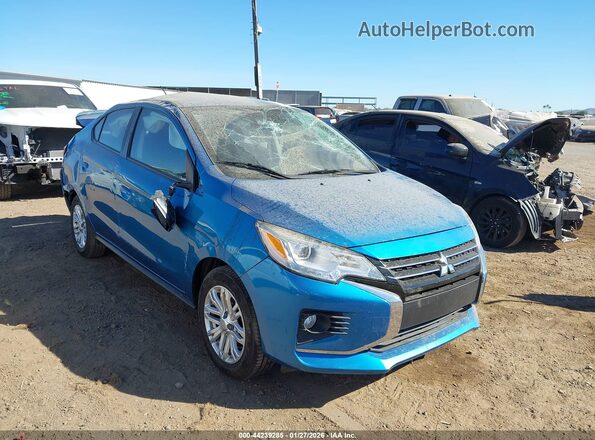 ML32FVFJ4RHF01465 2024 MITSUBISHI MIRAGE G4 Light Blue Передняя правая четверть
