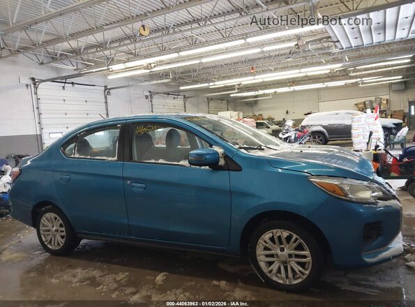 ML32FVFJ7MHF01517 2021 MITSUBISHI MIRAGE G4 Blue Widok wnętrza z tyłu