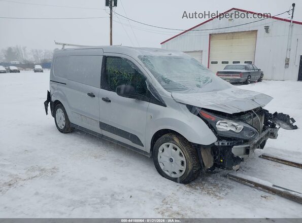 NM0LS7E78J1369140 2018 FORD TRANSIT CONNECT Серебряный Передняя правая четверть