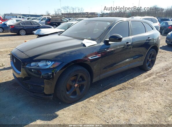 SADCJ2BN9HA096140 2017 JAGUAR F-PACE Черный Передняя левая четверть