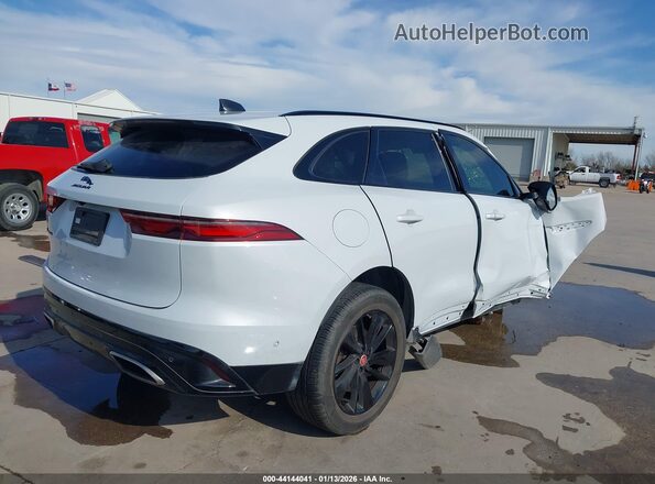 SADCJ2EU1MA667276 2021 JAGUAR F-PACE Белый Задняя правая четверть