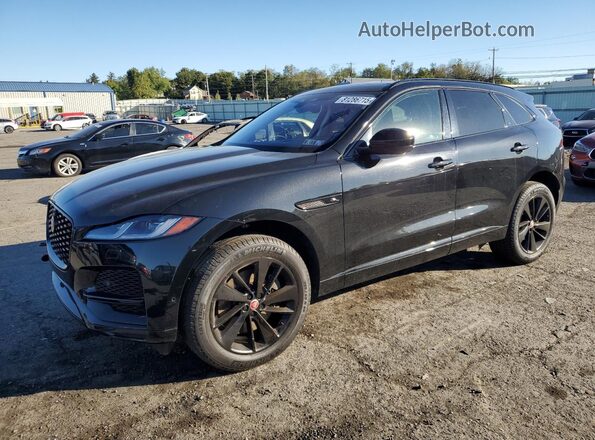 SADCJ2EU1MA669514 2021 JAGUAR F-PACE Black Передня ліва чверть