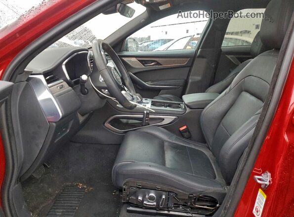 SADCJ2EU9MA669888 2021 JAGUAR F-PACE Burgundy Widok wnętrza z przodu