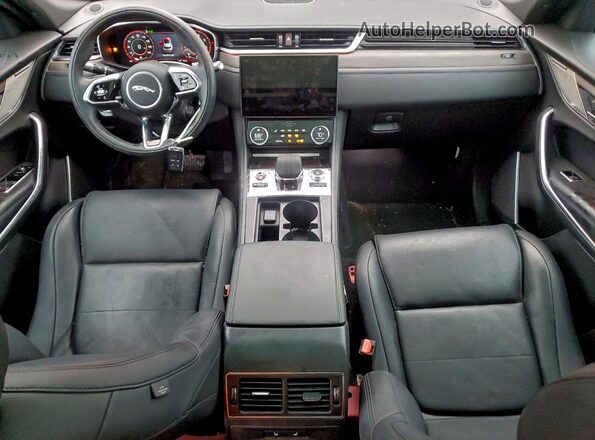 SADCJ2EU9MA669888 2021 JAGUAR F-PACE Burgundy Widok deski rozdzielczej