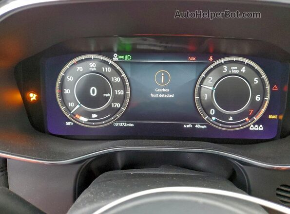 SADCJ2EU9MA669888 2021 JAGUAR F-PACE Burgundy Widok zestawu wskaźników