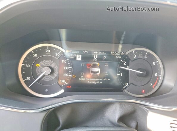 SADCJ2EX2PA715897 2023 JAGUAR F-PACE Silver Instrument cluster view