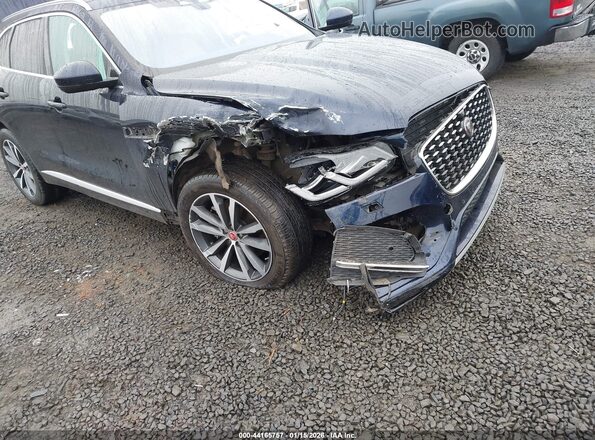 SADCJ2EX3MA664521 2021 JAGUAR F-PACE Blue Widok z przodu