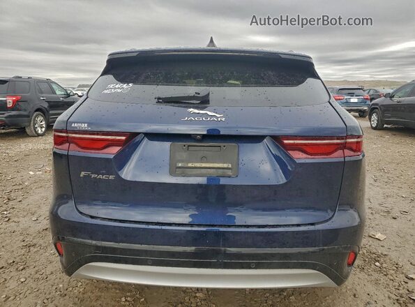 SADCJ2EX3MA671047 2021 JAGUAR F-PACE Blue Rear view
