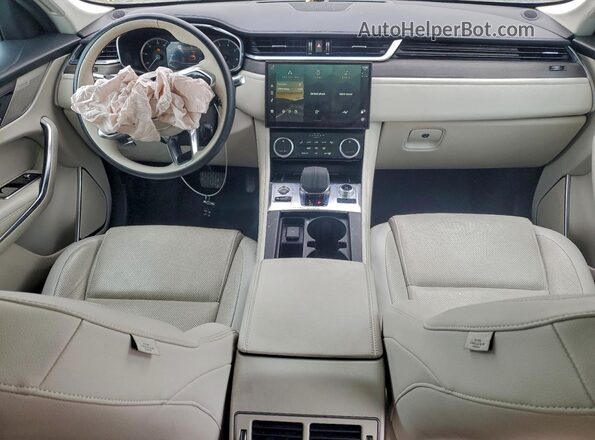 SADCJ2EX3MA671047 2021 JAGUAR F-PACE Blue Dashboard view