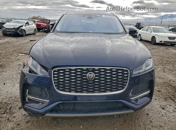 SADCJ2EX3MA671047 2021 JAGUAR F-PACE Blue Front view