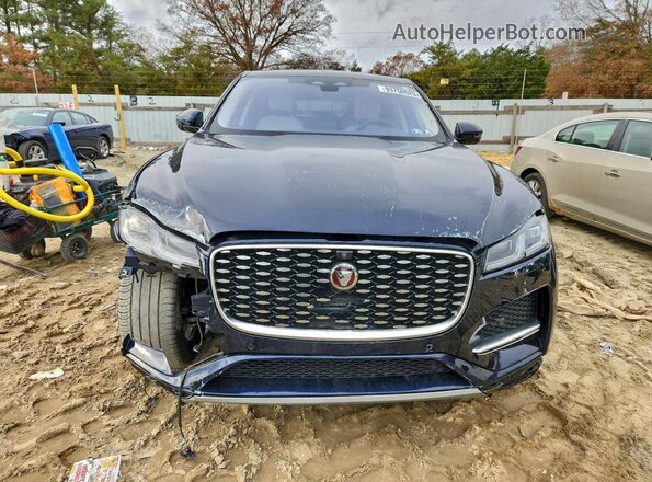 SADCJ2EX3MA681044 2021 JAGUAR F-PACE Синий Вид спереди