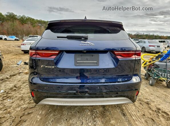 SADCJ2EX3MA681044 2021 JAGUAR F-PACE Синий Вид сзади