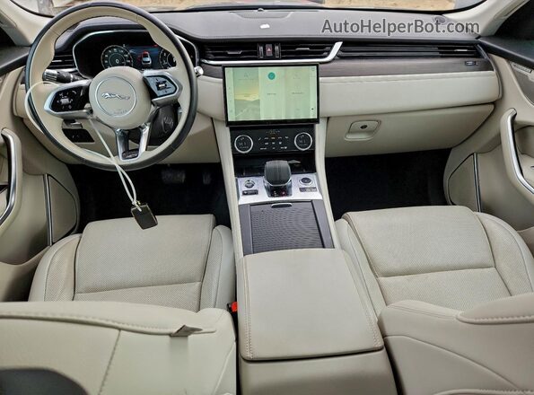 SADCJ2EX3MA681044 2021 JAGUAR F-PACE Синий Вид панели приборов