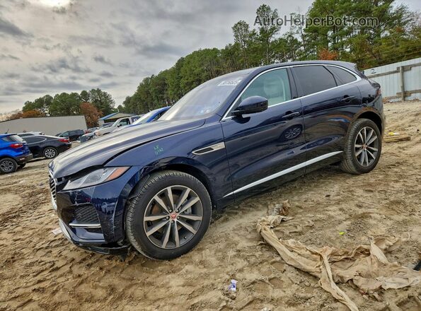 SADCJ2EX3MA681044 2021 JAGUAR F-PACE Синий Передняя левая четверть