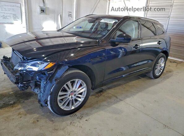 SADCJ2EX4MA671199 2021 JAGUAR F-PACE Black Vista tres cuartos delantera izquierda