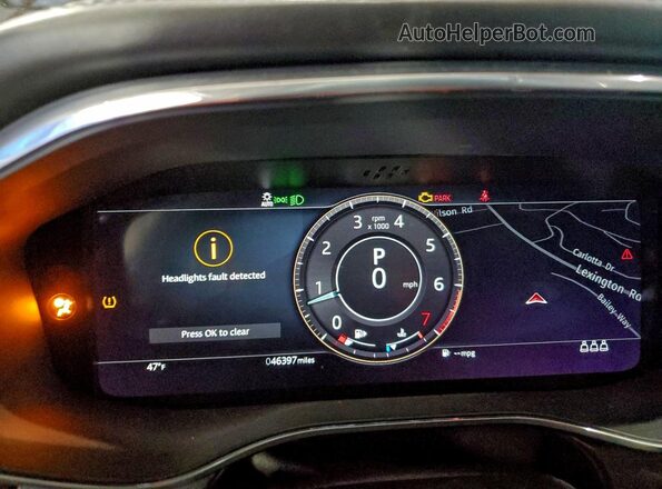 SADCJ2EX4MA671199 2021 JAGUAR F-PACE Black Vista del cuadro de instrumentos