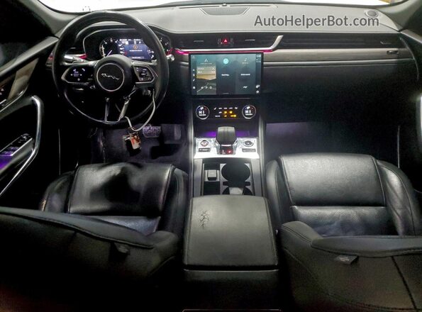 SADCJ2EX4NA691728 2022 JAGUAR F-PACE Белый Вид панели приборов